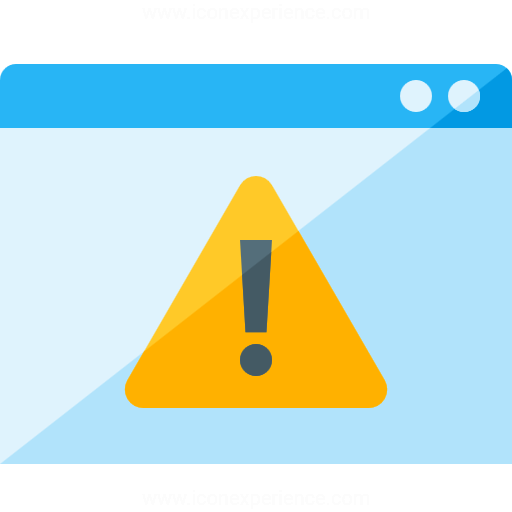 Iconexperience G Collection Window Warning Icon