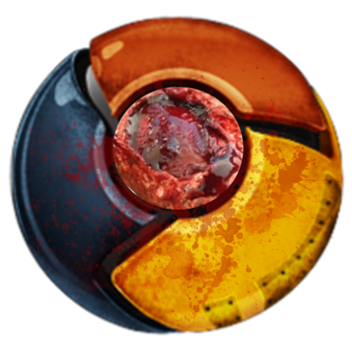 Bloody Chrome Icon Icon