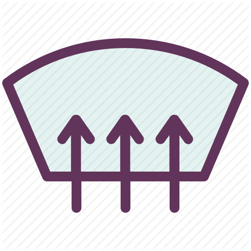 Auto, Heat, Parts, Service, Windscreen, Windshield Icon