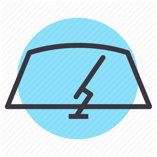 Car, Clean, Rain, Windscreen, Windshield, Wipe, Wiper Icon