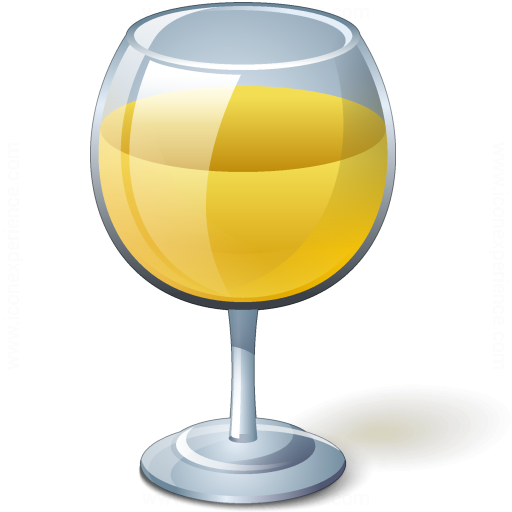 Iconexperience V Collection Wine White Glass Icon