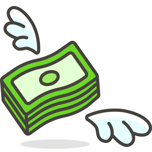 Money, With, Wings Icon Free Of Free Vector Emoji