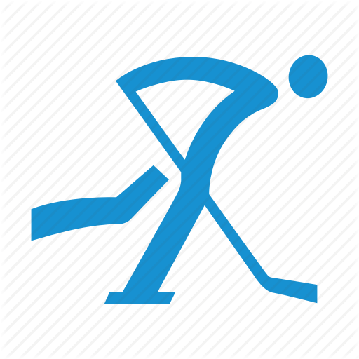 Goal, Hockey, Ice, Rink, Stick, Team Sport Icon