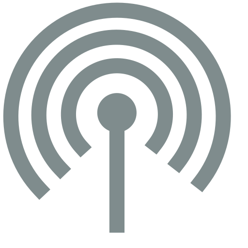 Network, Wireless, Connected Icon Free Of Super Flat Remix