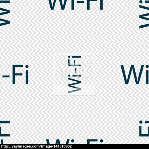 Free Wifi Sign Wi Fi Symbol Wireless Network Icon Seamless