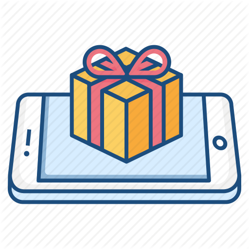 Device, Gift, Mobile, Present, Smartphone, Surprise, Wish Icon
