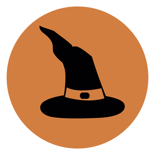 Witch Hat Circle Icon