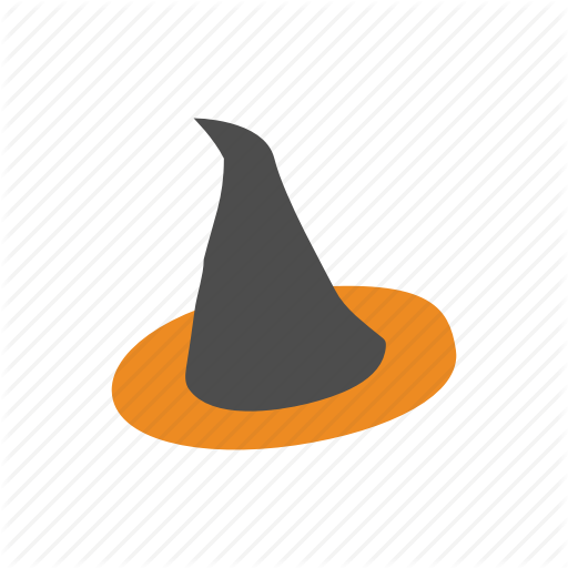 Halloween, Hat, Witch Icon