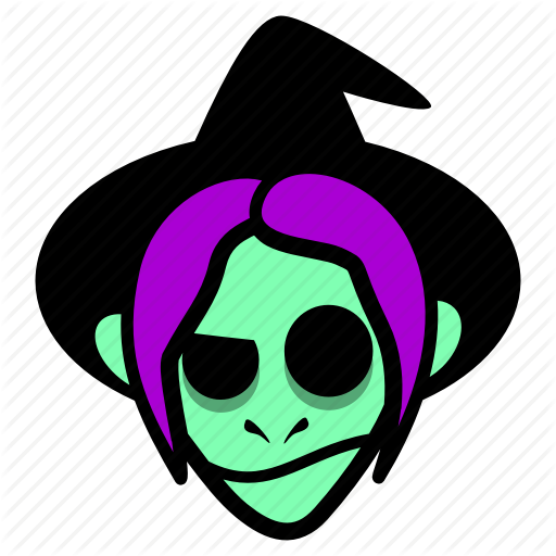 Halloween, Wicked, Witch Icon