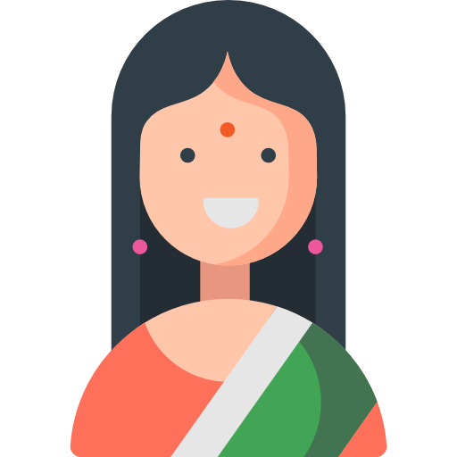 Avatar, India, Oriental, Asian, Indian, People, Woman Icon
