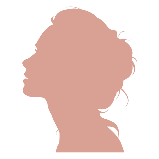 Girl Face Silhouette