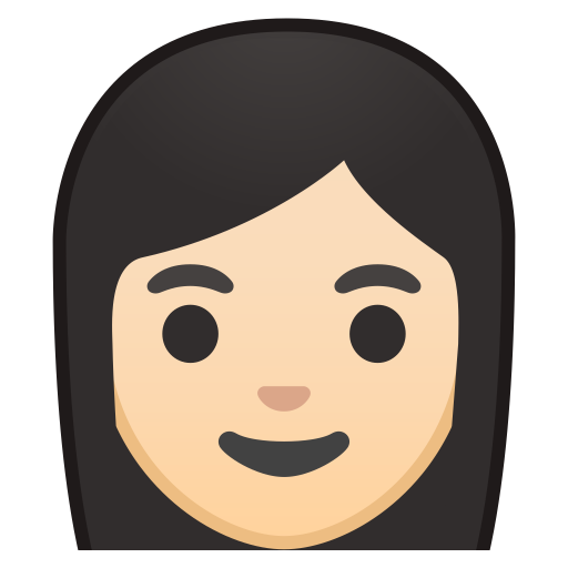 Woman Light Skin Tone Icon Noto Emoji People Faces Iconset Google