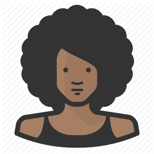 African, Afro, Avatar, Disco, Female, Girl, Woman Icon