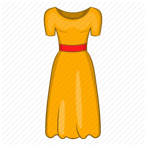 Cartoon, Clothing, Dress, Fancy, Fashion, Sign, Womens Icon