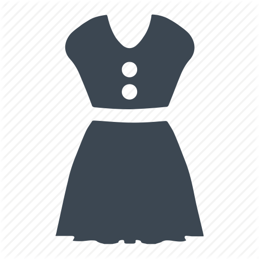Dress, Woman, Women Clothing Icon