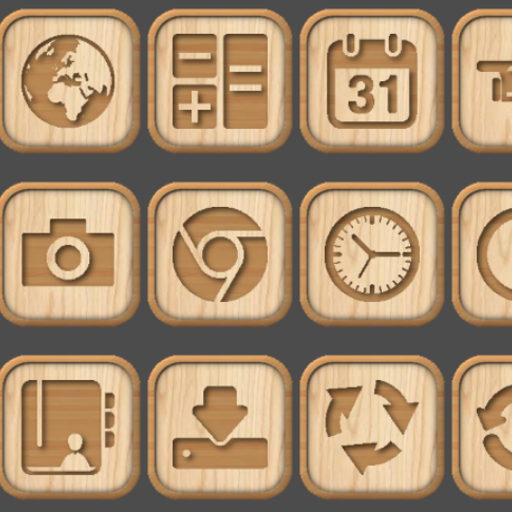 Wooden Icon Pack Appstore For Android