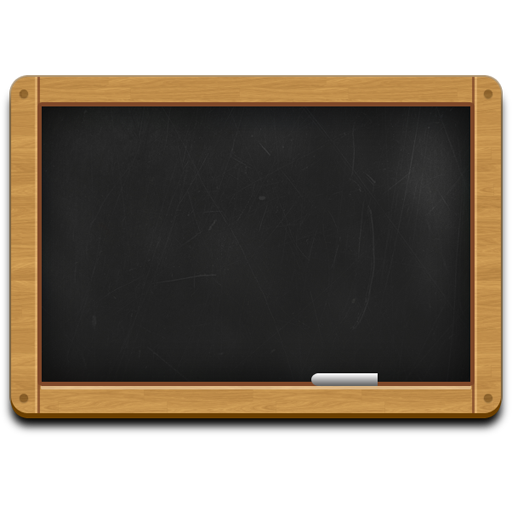 Free Wooden Black Chalkboard Icon