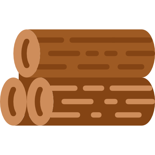 Log, Wooden, Wood, Nature Icon