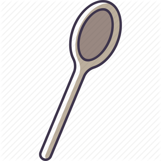 Kitchen, Spoon, Utensil, Wooden Icon