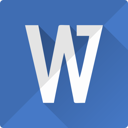 Social Media Word Icon