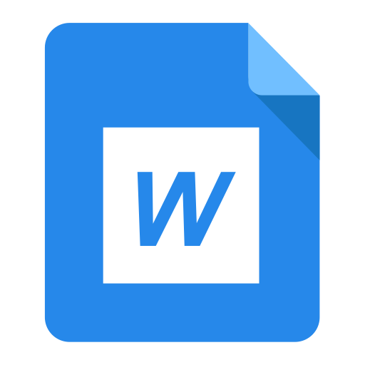 For The Word, Word Icon With Png And Vector Format For Free