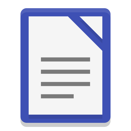 Libreoffice, Writer Icon Free Of Papirus Apps