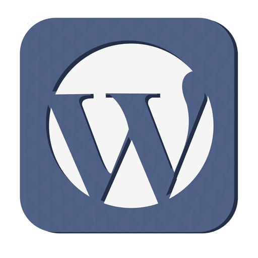 Wordpress Rubber Icon