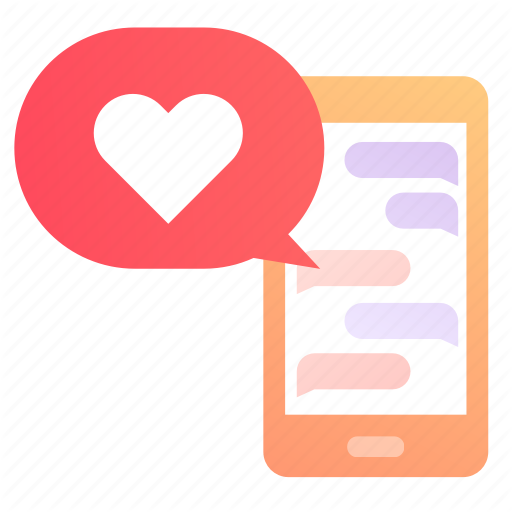 App, Dating, Love, Message, Sweet, Valentine, Words Icon