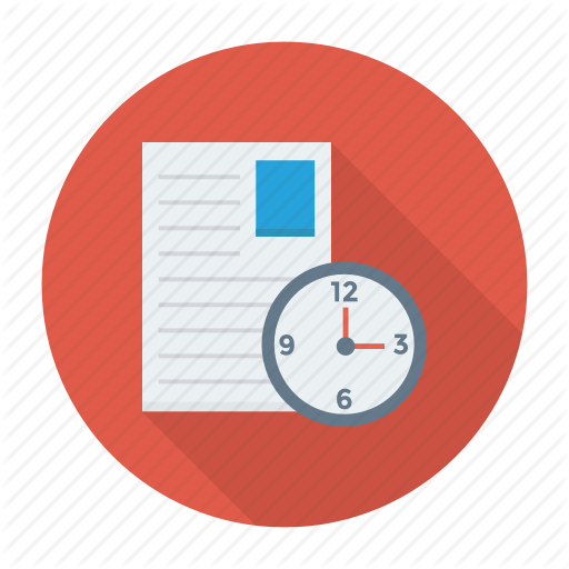 Invoice, News, Note, Page, Time, Timeline, Words Icon