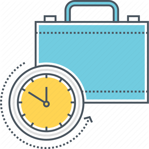 Briefcase, Experience, History, Overtime, Portfolio, Suitcase