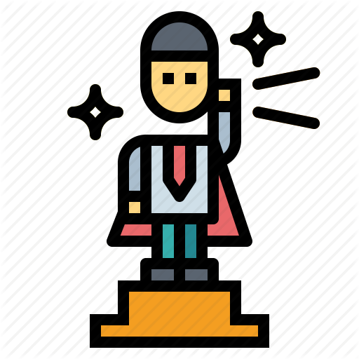 Administrator, Boss, Businessman, Superman, Worker Icon