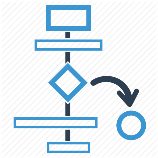 Flowchart, Scheme, Structure, Workflow Icon