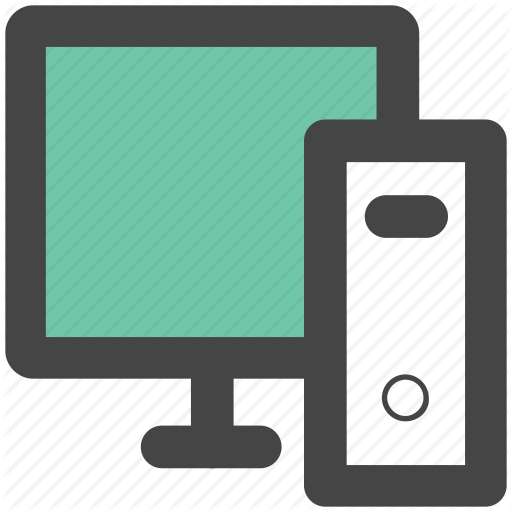 Computer, Desktop, Desktop Computer, Tower Computer, Workstation Icon