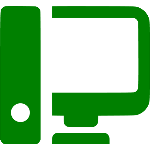 Green Workstation Icon