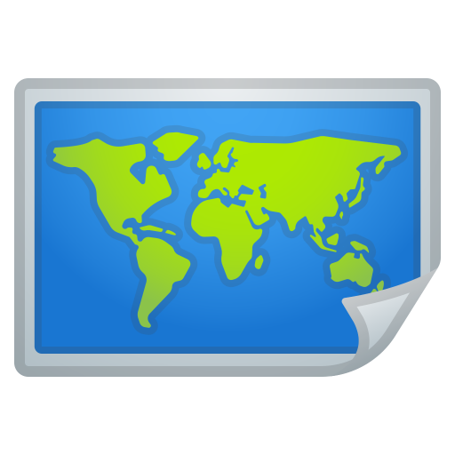 World Map Icon Noto Emoji Travel Places Iconset Google