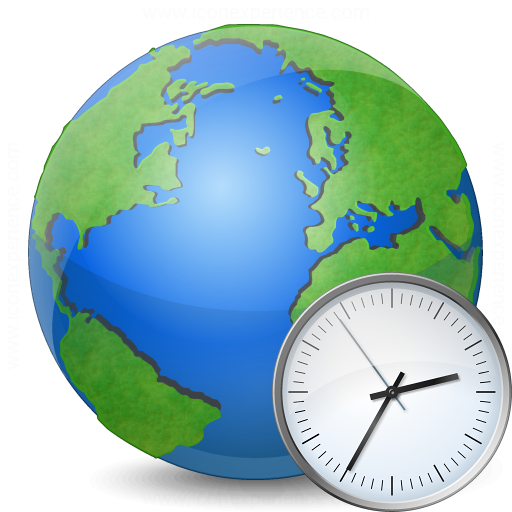 Iconexperience V Collection Earth Time Icon