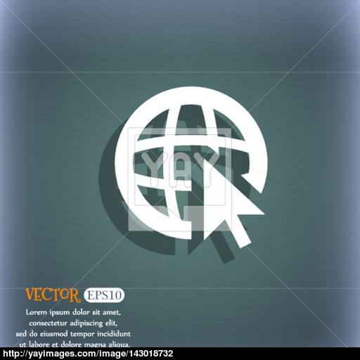 Internet Sign Icon World Wide Web Symbol Cursor Pointer