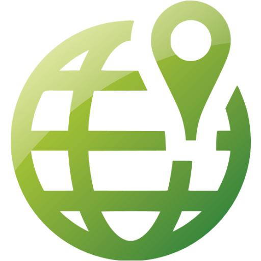 Web Green Worldwide Location Icon