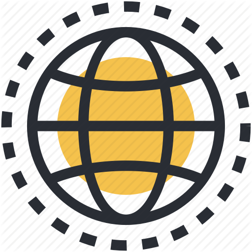 Cyberspace, Globe, Internet, World Wide Web, Icon