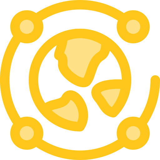 Networking Worldwide Png Icon