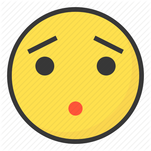 Emoji, Emoticon, Expression, Face, Frustrated, Worry Icon