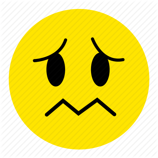 Emoticon, Emotions, Expression, Scared, Worry Icon