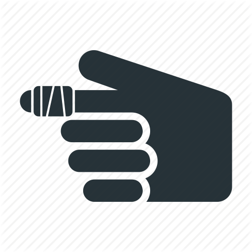 Cut, Finger, First Aid, Plaster, Wound, Wounds Icon