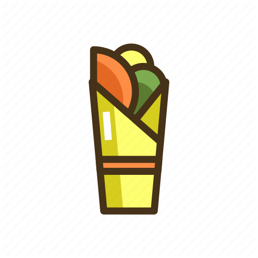 Kebab, Wrap Icon