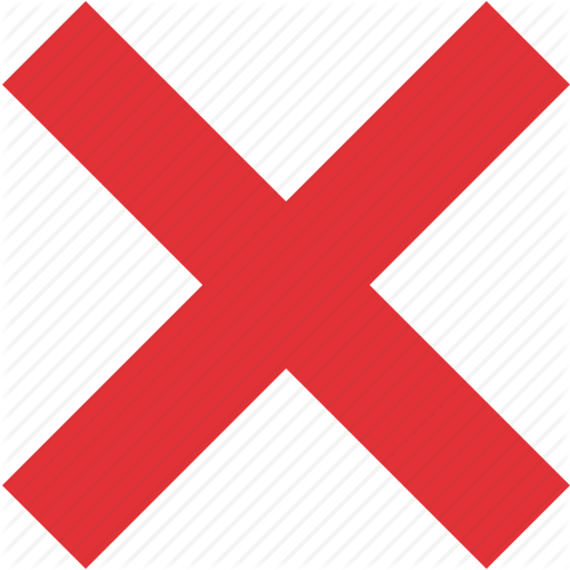 Cancel, Cross, Delete, Exit, No, Remove, Wrong Icon