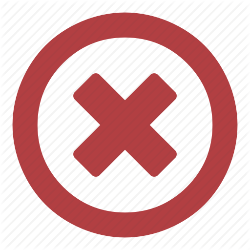 Close, Cross, Delete, Remove, X Icon
