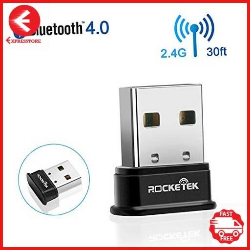 Rocketek Usb Bluetooth Adapter For Laptop Pc Xbox