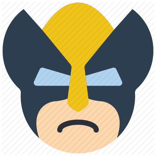 Emojis, Emotion, Marvel, Smiley, Weapon X, Wolverine, Xmen Icon