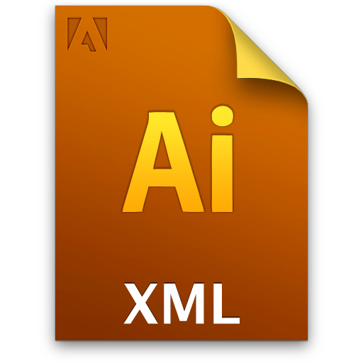 Adobe Illustrator Xml Icon