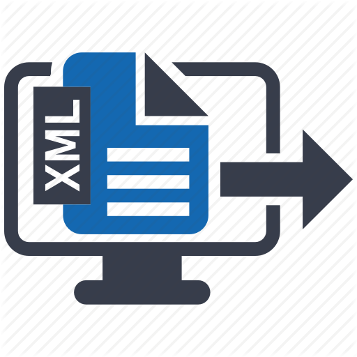 Data, Document, Export, Extension, File, Upload, Xml Icon